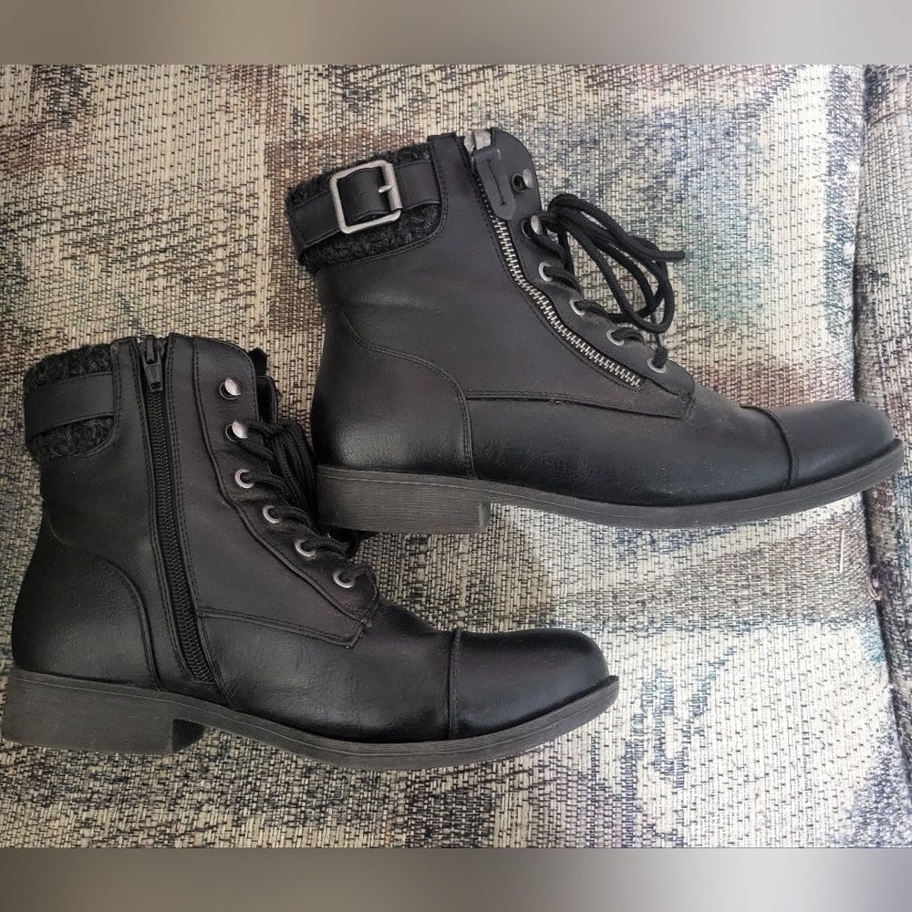 Black boots